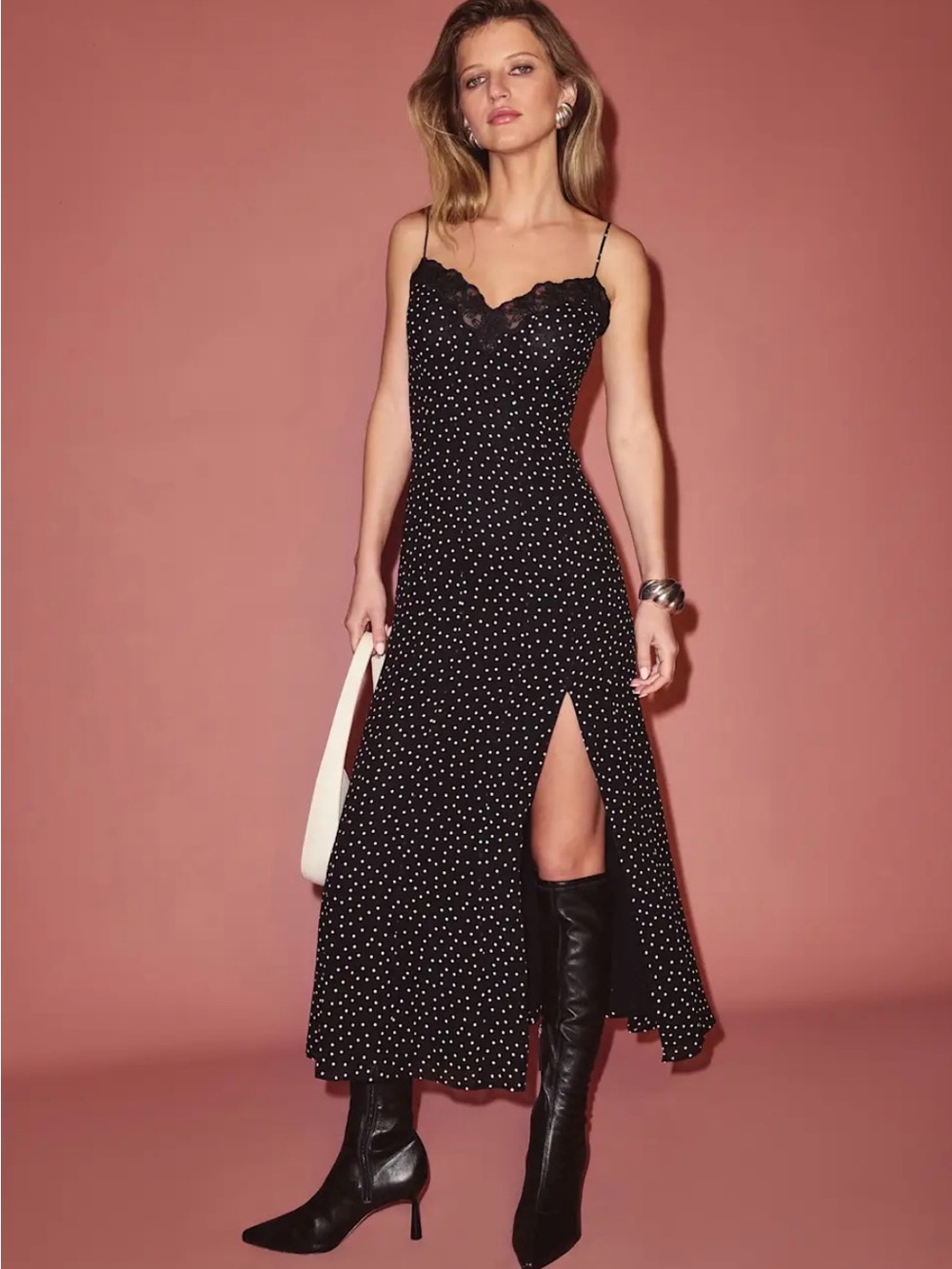 Reformation - NWT - Lucine Dress Black - Size 0
